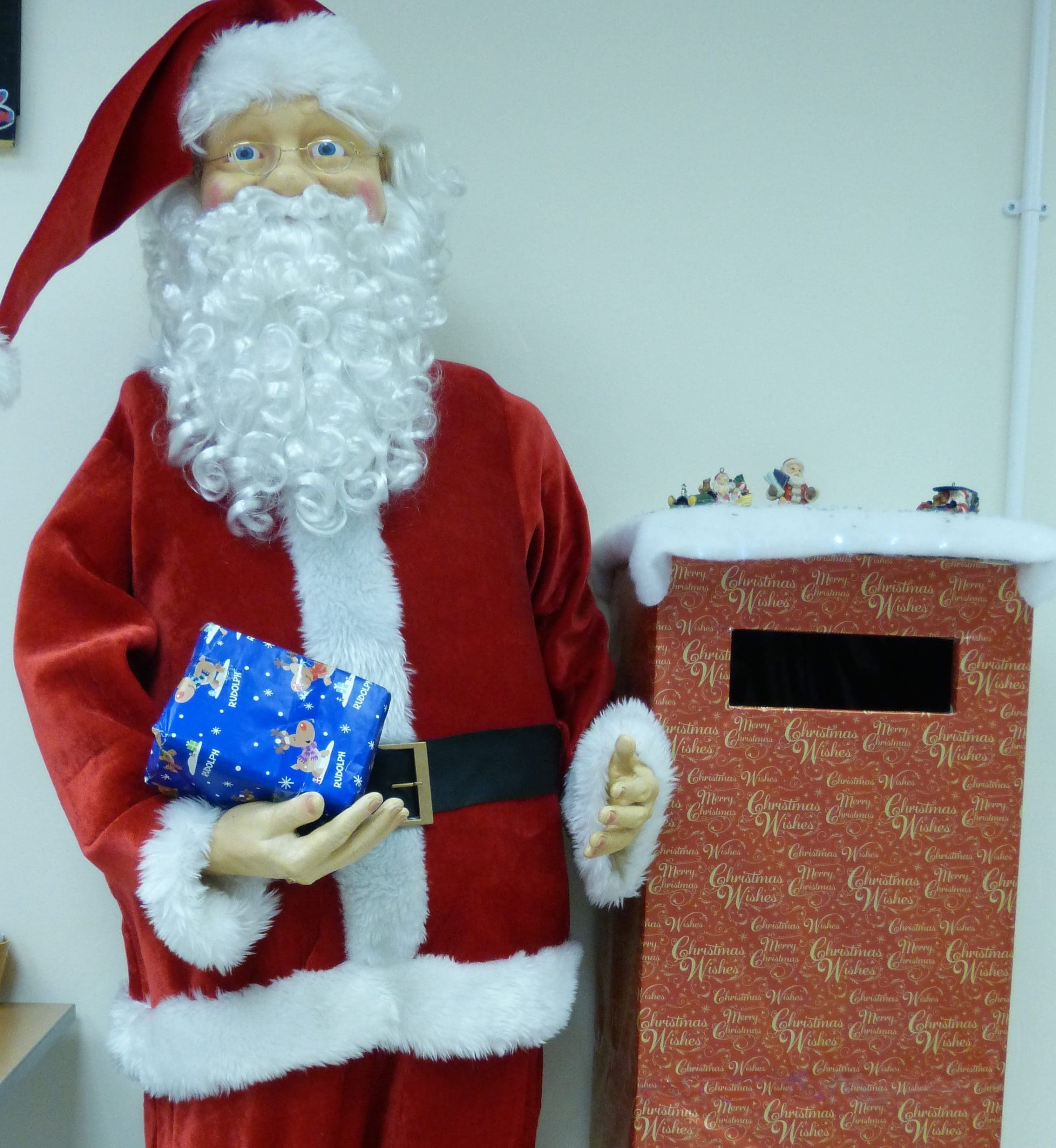 Santa's Post Box at Cafe in the Corner Provides Welcome Break