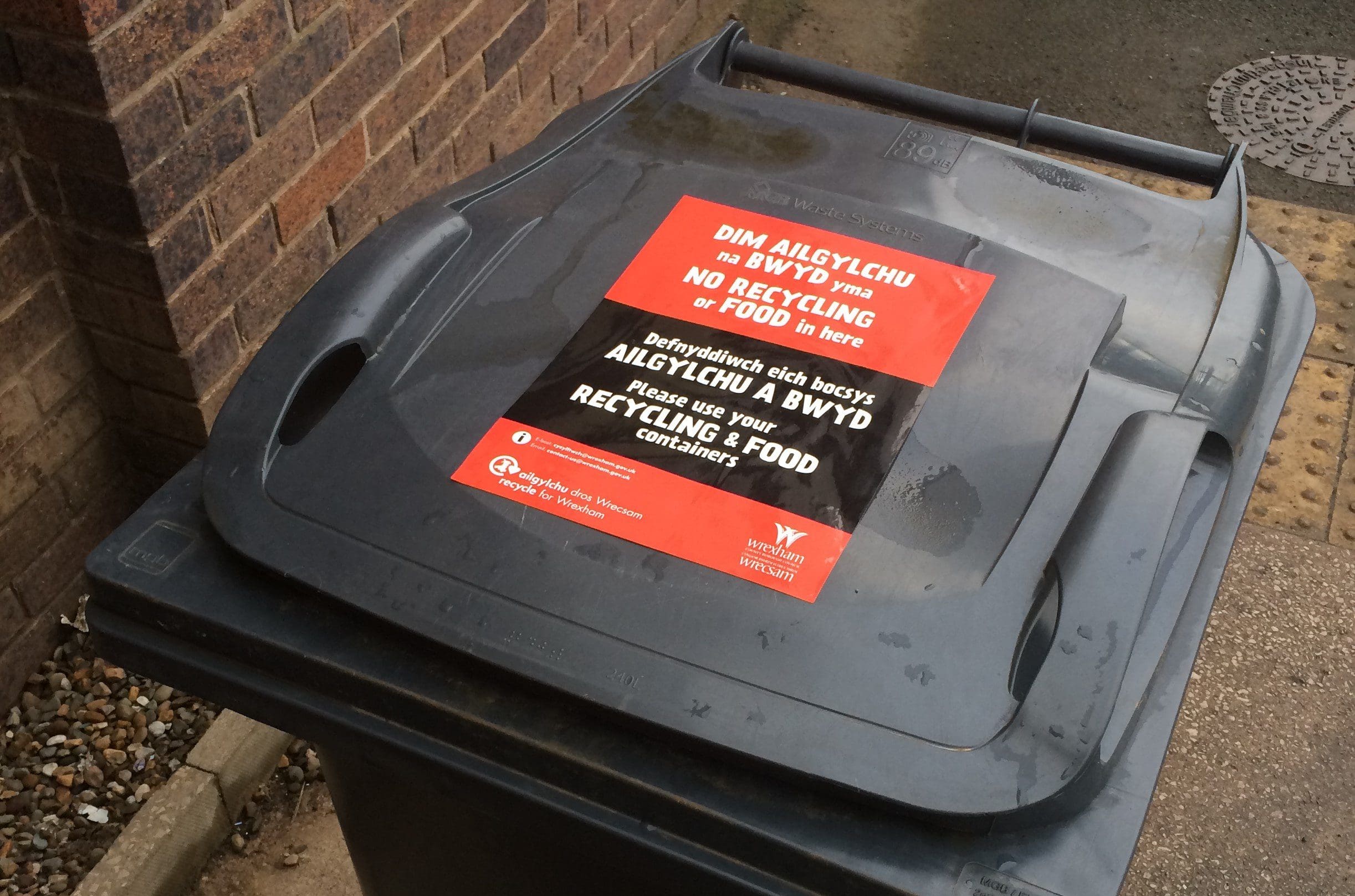 Bin Recycling Stickers