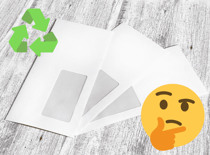 Recycling envelopes windows questions