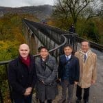 Some special visitors for Telford’s Magnificent Aqueduct