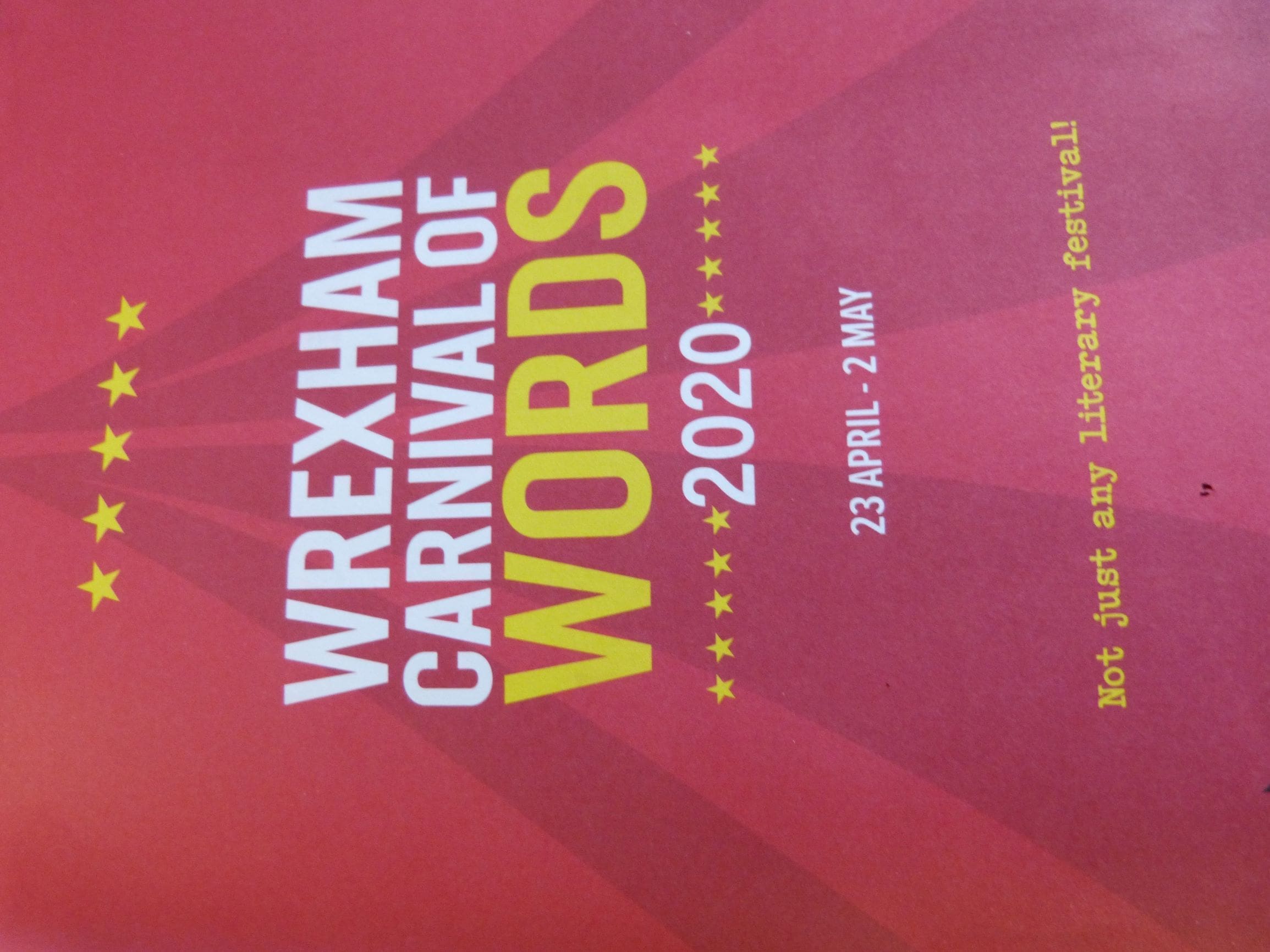 Wrexham Carnival of Words is back for 2020