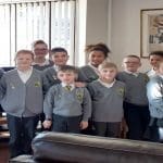 Wrexham pupils show retirement home residents how to stay safe online