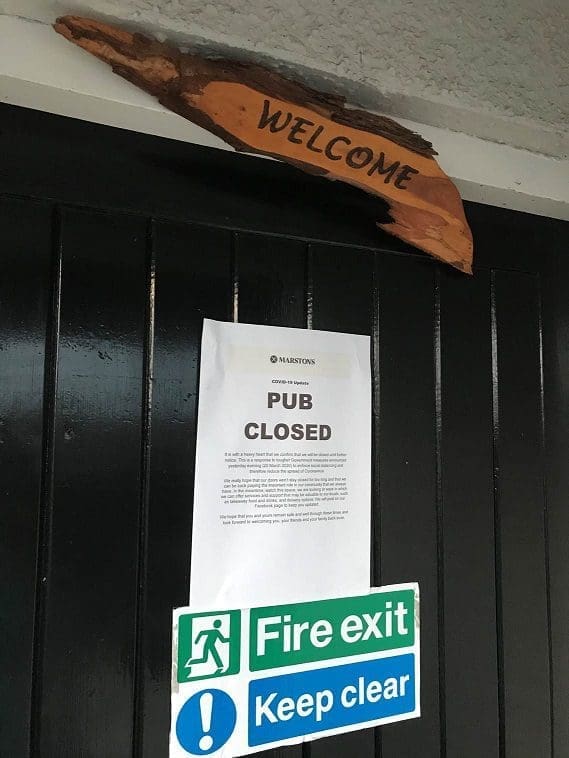 Pub closed