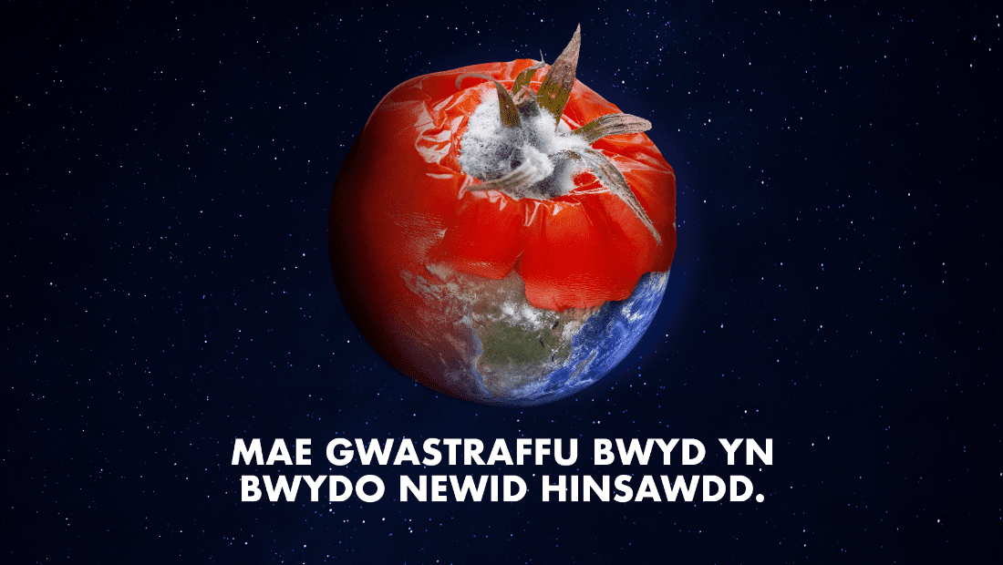 Wythnos Gweithredu ar Wastraffu Bwyd – ‘Mae gwastraffu bwyd yn bwydo newid hinsawdd’