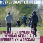 Dweud eich dweud am lwybrau beicio a cherdded yn Wrecsam