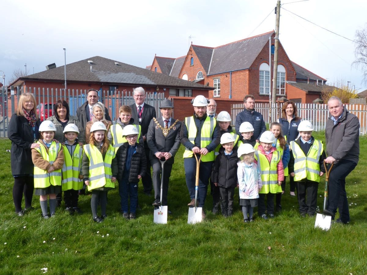 Ysgol Yr Hafod Turf Cutting Ceremony