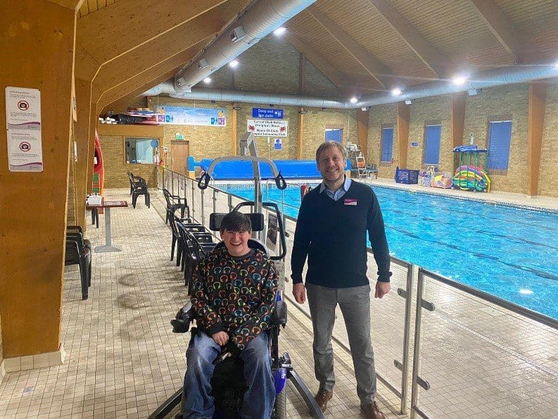 New Mobile Hoist and Changing Bed Installed at Chirk Leisure Centre