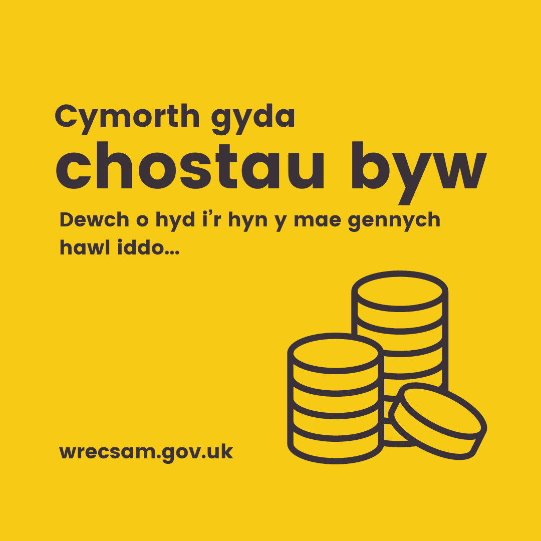 Cymorth gyda chostau byw