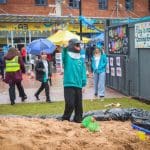 Play activities in Wrexham city centre