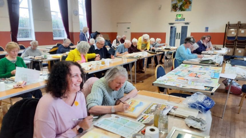 Dementia art group