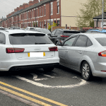 Irresponsible parking outside Wrexham school