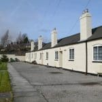 The Alms terraced houses in Ruabon