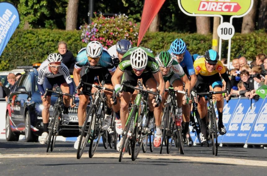 Tour of Britain cyclists