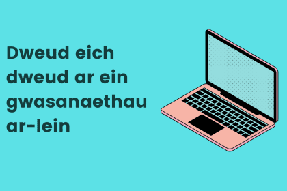 Peidiwch â methu’r cyfle i gael dweud eich dweud am ein gwasanaethau ar-lein